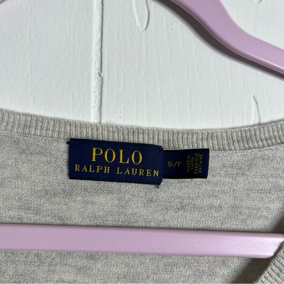 Polo Ralph Lauren V Neck Oversized Sweater S - Picture 7 of 8